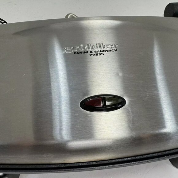 Cuisinart Griddler Panini & Sandwich Press GR-1 Tested Works Stainless Steel - Picture 5 of 9
